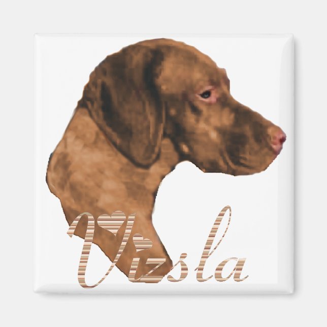 Vizsla Älskare Gifts Magnet (Framsidan)