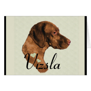 Vizsla Art Gifts Hälsningskort