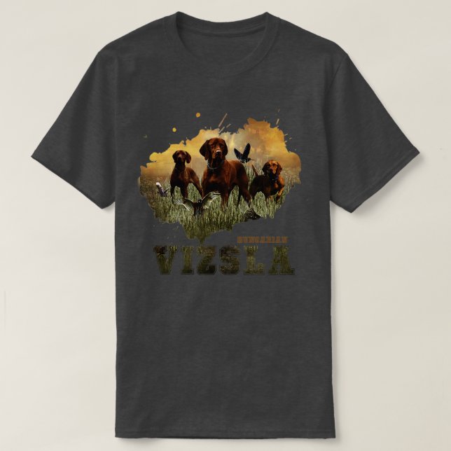 Vizsla Art T Shirt (Design framsida)