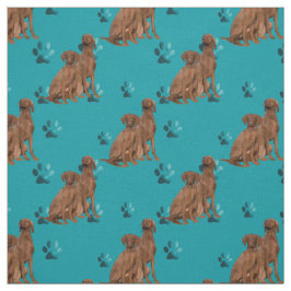 Vizsla blue tyg