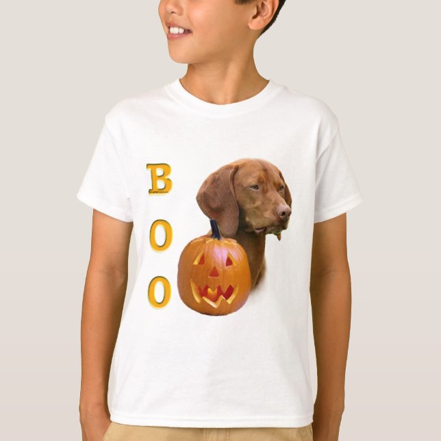 Vizsla Boo Tee Shirt (Framsida)