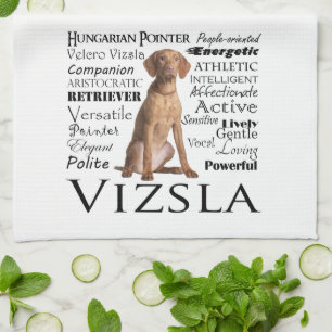 Vizsla dragkökshandduk kökshandduk