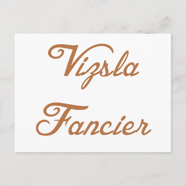vizsla fancier.png vykort (Framsida)
