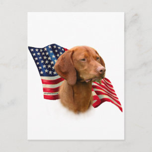 Vizsla Flagga Vykort