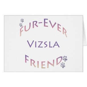 Vizsla Furever Friend Hälsningskort