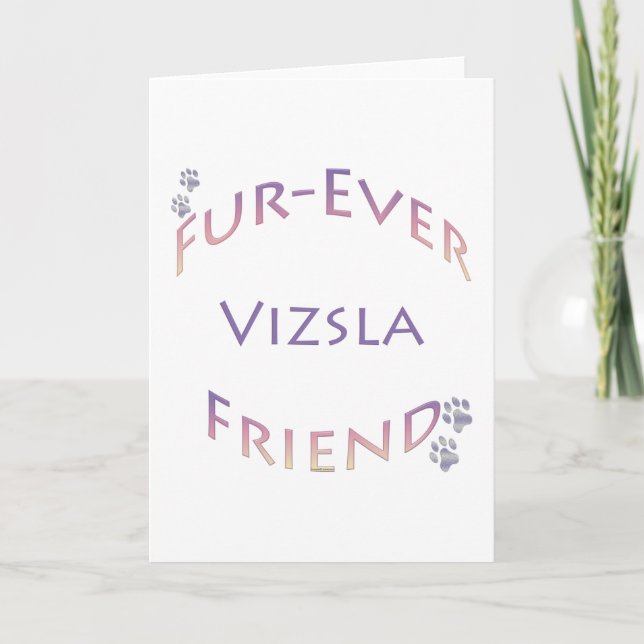 Vizsla Furever Friend Kort (Framsida)