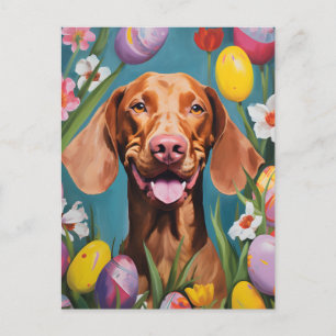 Vizsla Glad påsk Vykort