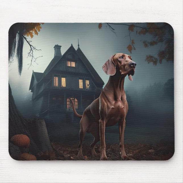 Vizsla Halloween Scary Musmatta (Framsidan)