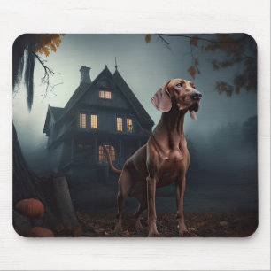Vizsla Halloween Skräckinjagande Musmatta