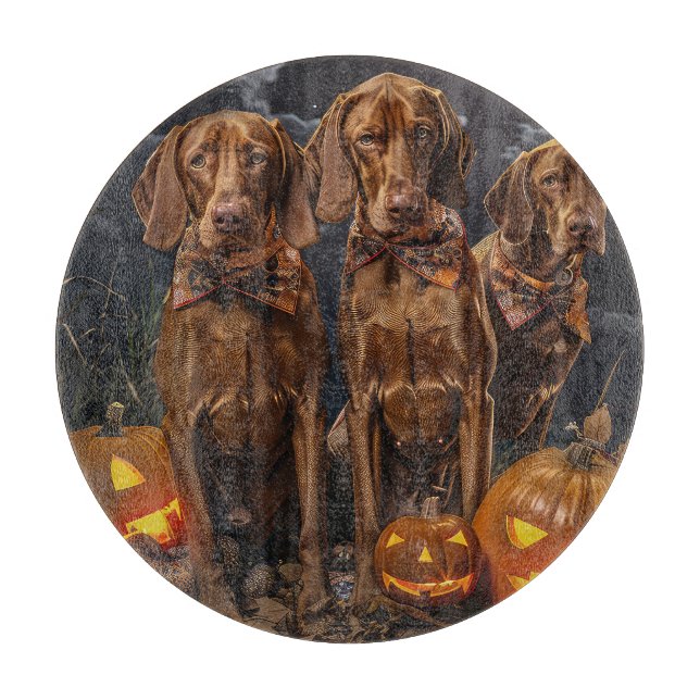 Vizsla Halloween Spooky (Framsidan)