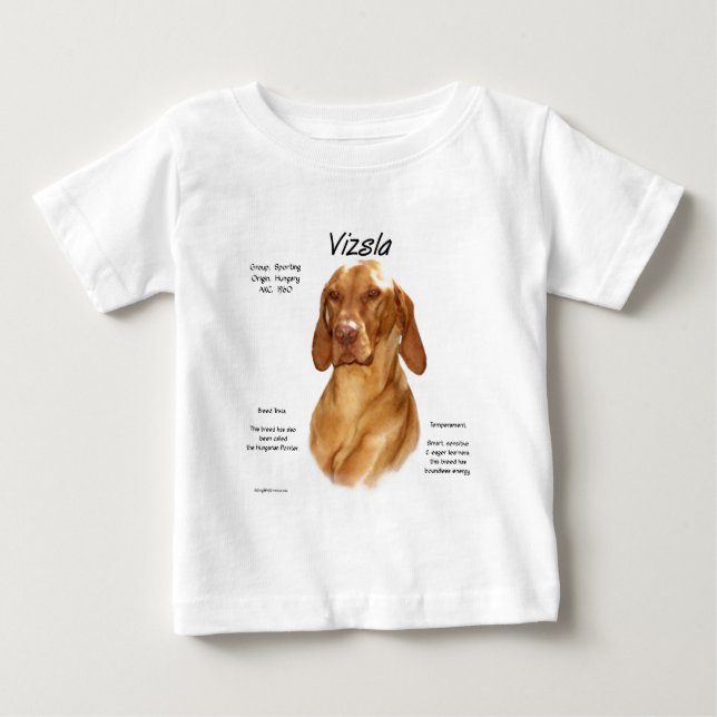 Vizsla-historikdesign T-shirt (Framsida)