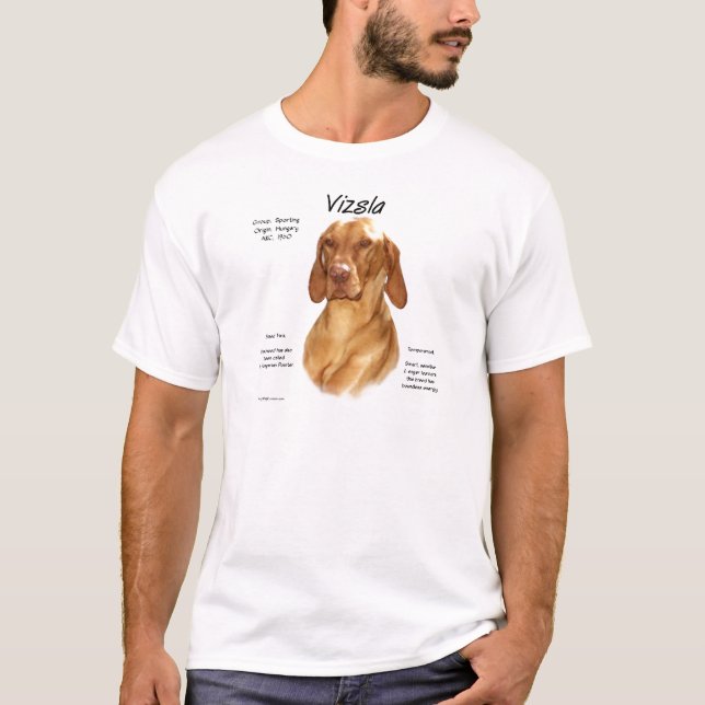 Vizsla-historikdesign Tee (Framsida)