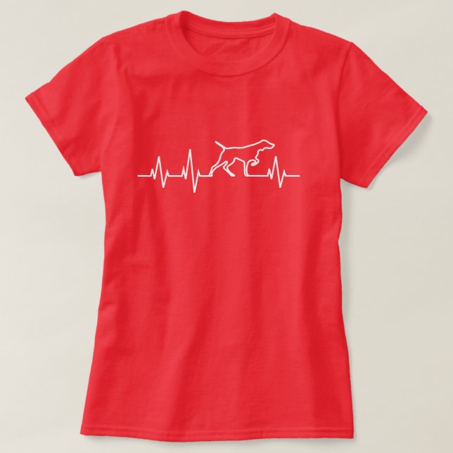 VIZSLA-HJÄRTSLAG T-SHIRT (Design framsida)