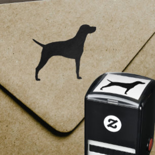 Vizsla Hund aveln Silhouette Självfärgande Stämpel