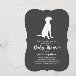Vizsla Hund Baby Shower Gender Neutral Inbjudningar