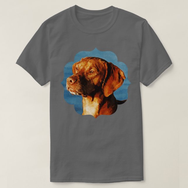 Vizsla hund Hungary hound T Shirt (Design framsida)