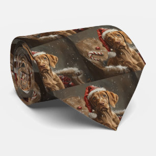 Vizsla Hund jul Festive Slips