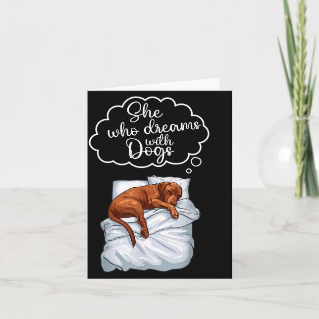 Vizsla Hund Nattskjorta Pyjamas  Kort (Framsida)
