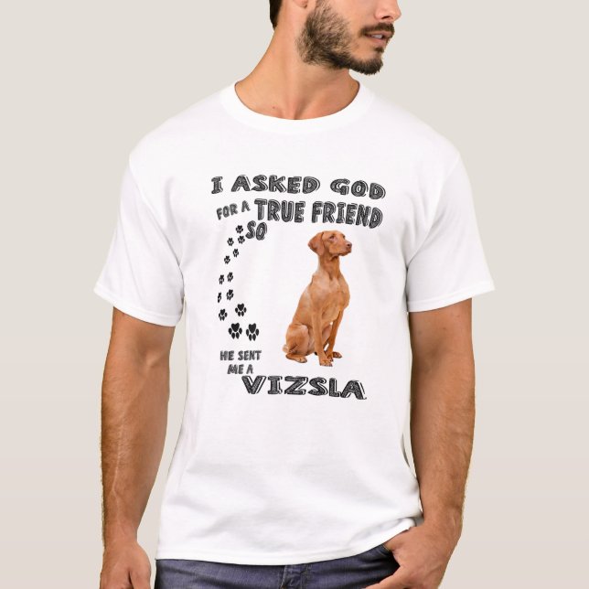 Vizsla Hund Quote Mamma Pappa Costume, Cute Hungar T Shirt (Framsida)