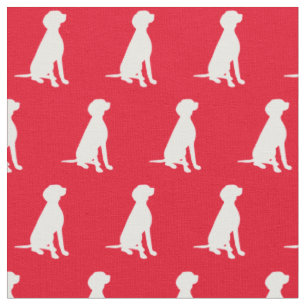 Vizsla Hund Silhouette Pet Red Tyg