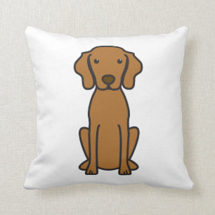Vizsla hundtecknad kudde