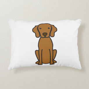 Vizsla hundtecknad prydnadskudde