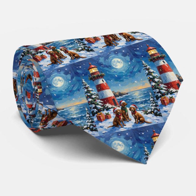 Vizsla jul fyr Holiday Slips (Rullad)