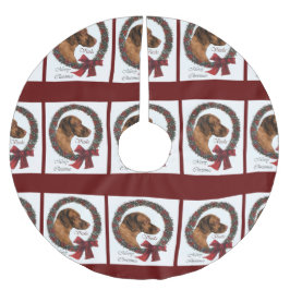 Vizsla jul julgransmatta borstad polyester