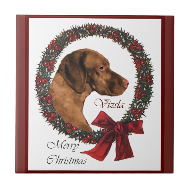 Vizsla jul kakelplatta (Framsidan)