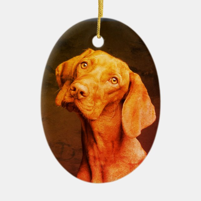 Vizsla Julgransprydnad Keramik (Framsidan)