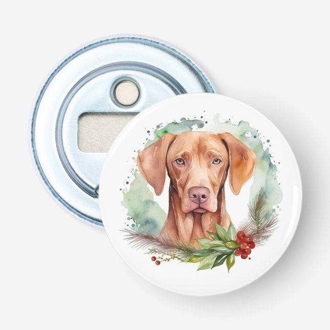 Vizsla julkrans Festiv Valp  Flasköppnare (Framsidan)