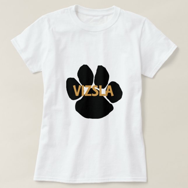 vizsla känd paw.png tröja (Design framsida)