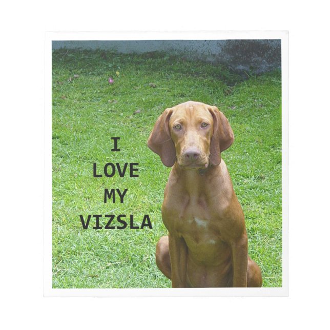 vizsla kärlek w pic anteckningsblock (Framsida)