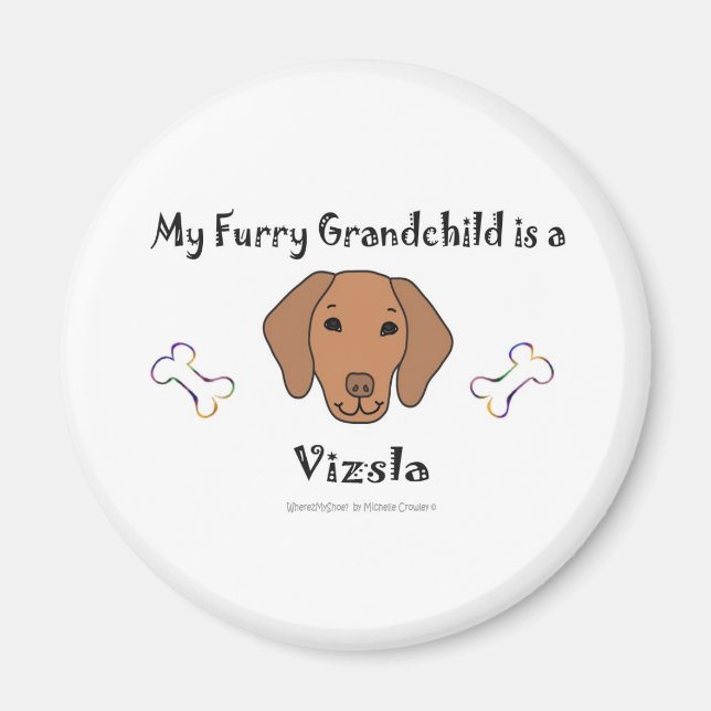 Vizsla Magnet (Framsidan)
