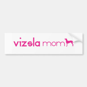 Vizsla mamma bildekal
