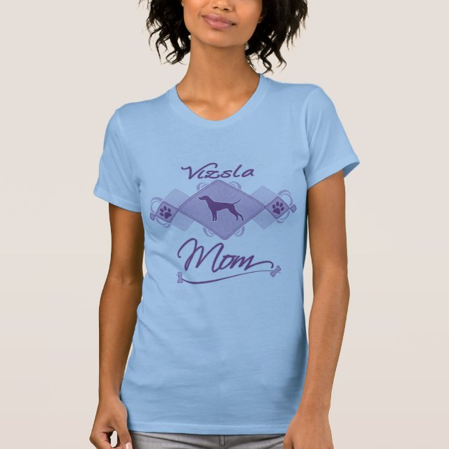 Vizsla mamma tee shirt (Framsida)