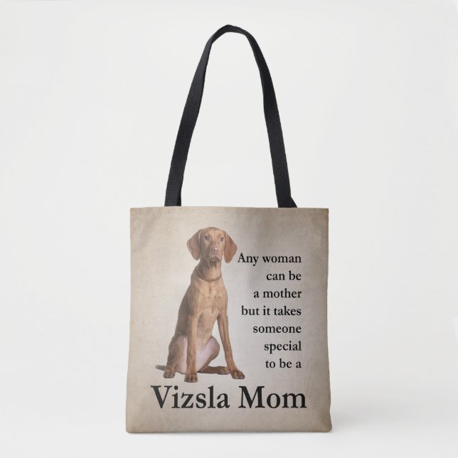 Vizsla Mamma Tote Tygkasse (Framsida)
