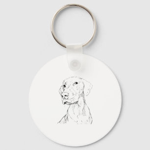 Vizsla-nyckelring – Minimalistisk present Nyckelring