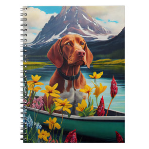 Vizsla på en Paddle: En scen Äventyr Anteckningsbok