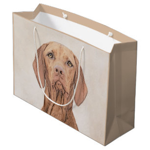 Vizsla Painting - Cute Original Hund Art