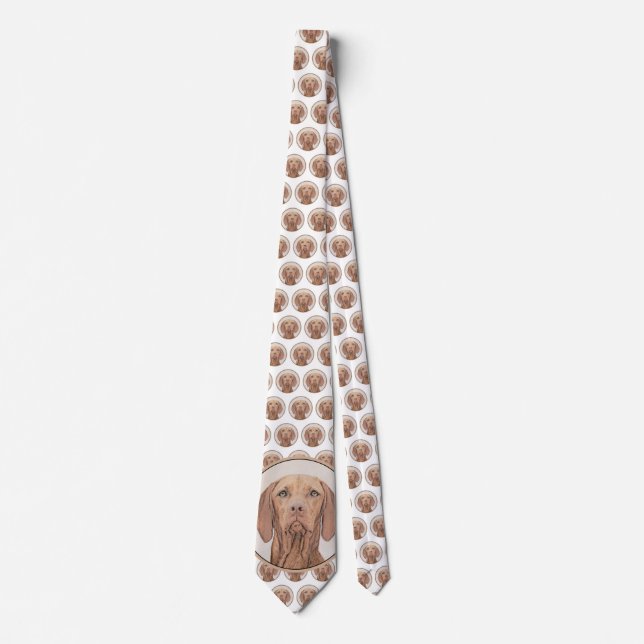 Vizsla Painting - Cute Original Hund Art Slips (Framsida)