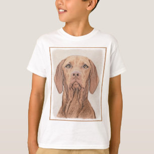 Vizsla Painting - Cute Original Hund Art T Shirt