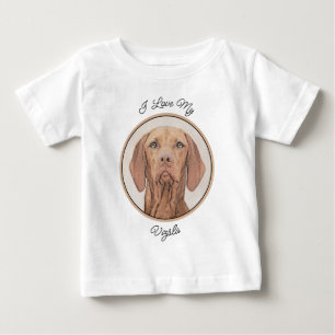 Vizsla Painting - Cute Original Hund Art T Shirt