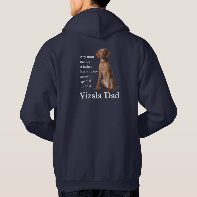 Vizsla Pappa Hoodie (Baksida)