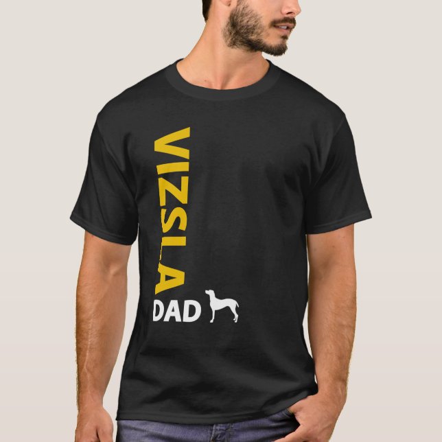Vizsla pappa t-shirt (Framsida)