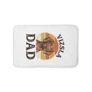 Vizsla Pappa Vintage Gravyr Hund Design_1 Badrumsmatta