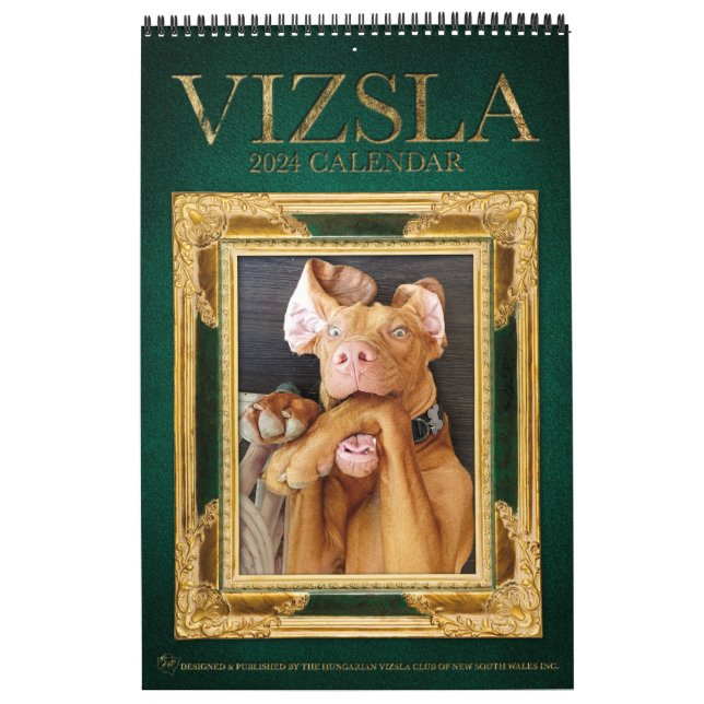Vizsla Photo Album Calendar Kalender (Omslag)