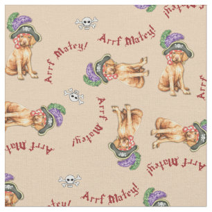 Vizsla Pirat Fabric Tyg