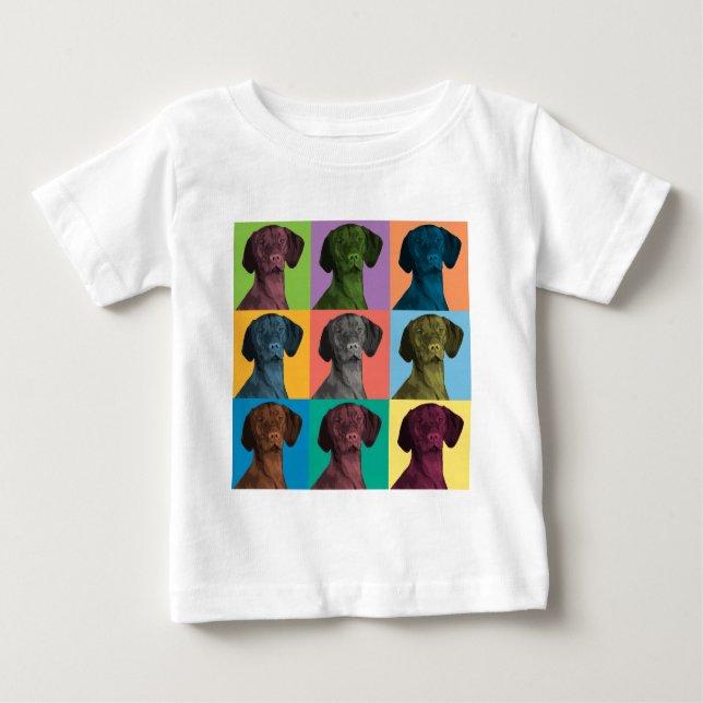 Vizsla Pop-Konst Tee (Framsida)