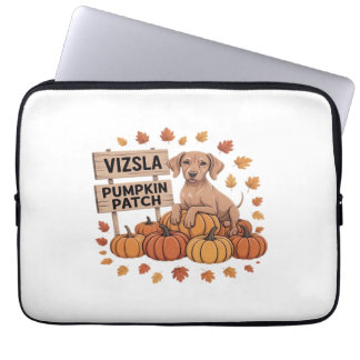 Vizsla Pumpkin Patch Hundälskare Thanksgiving Hall Laptop Fodral